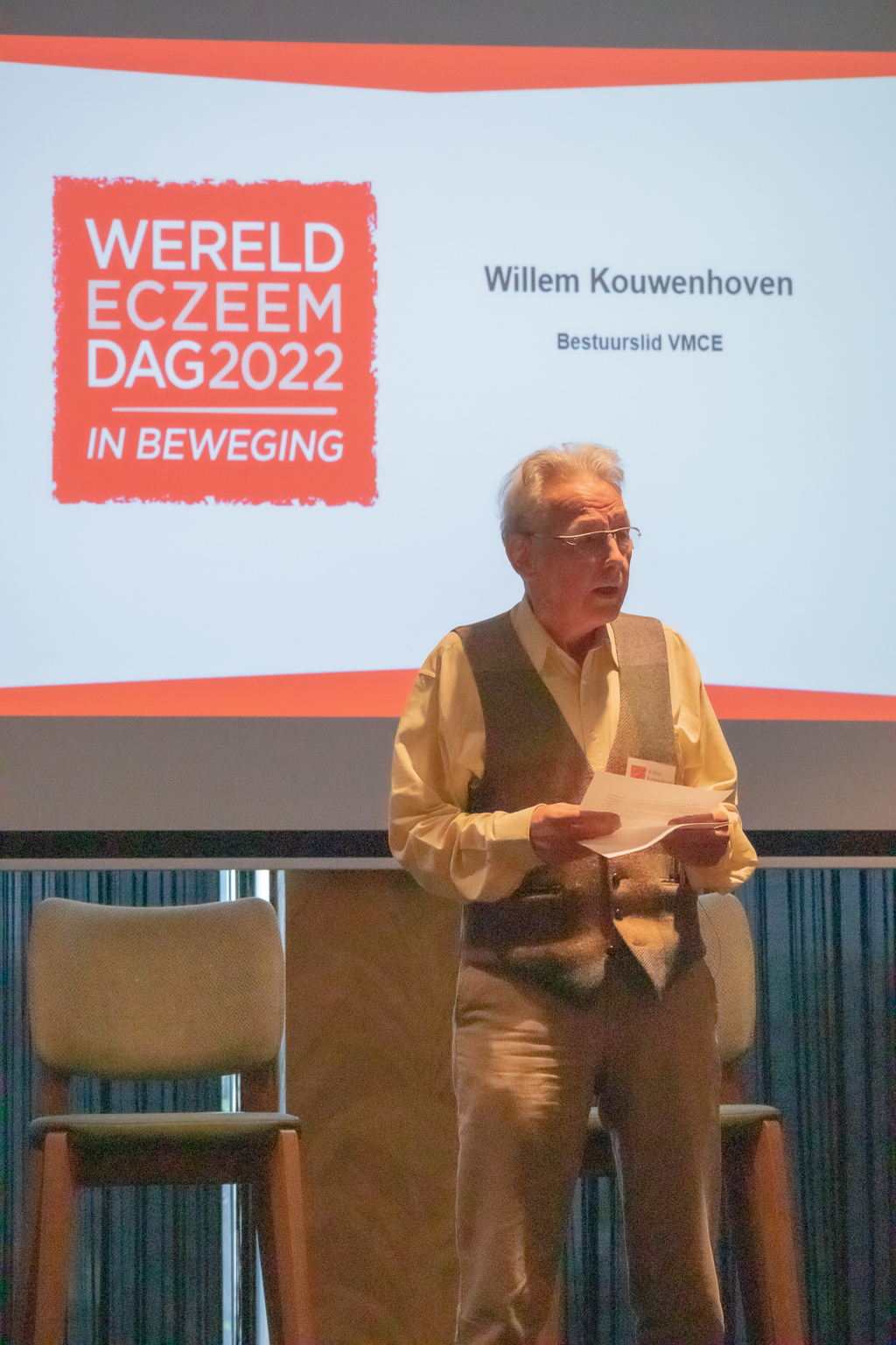 VMCE WereldEczeemDag WillemKouwenhoven Bestuurslid